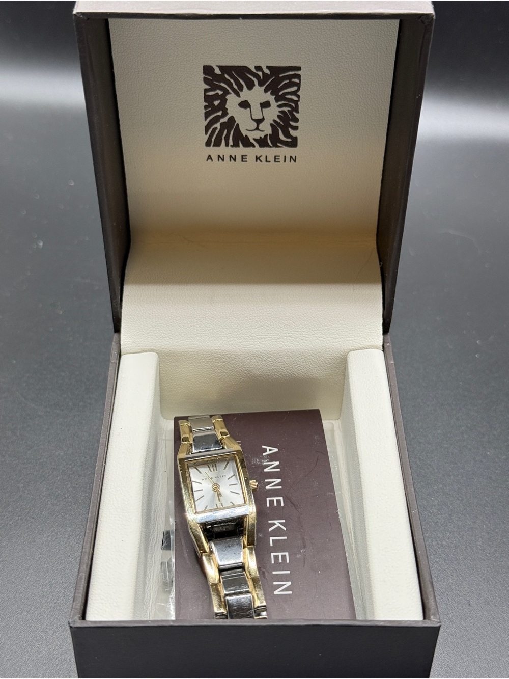 Anne Klein Gold and Silver Two-Tone Bracelet Watch